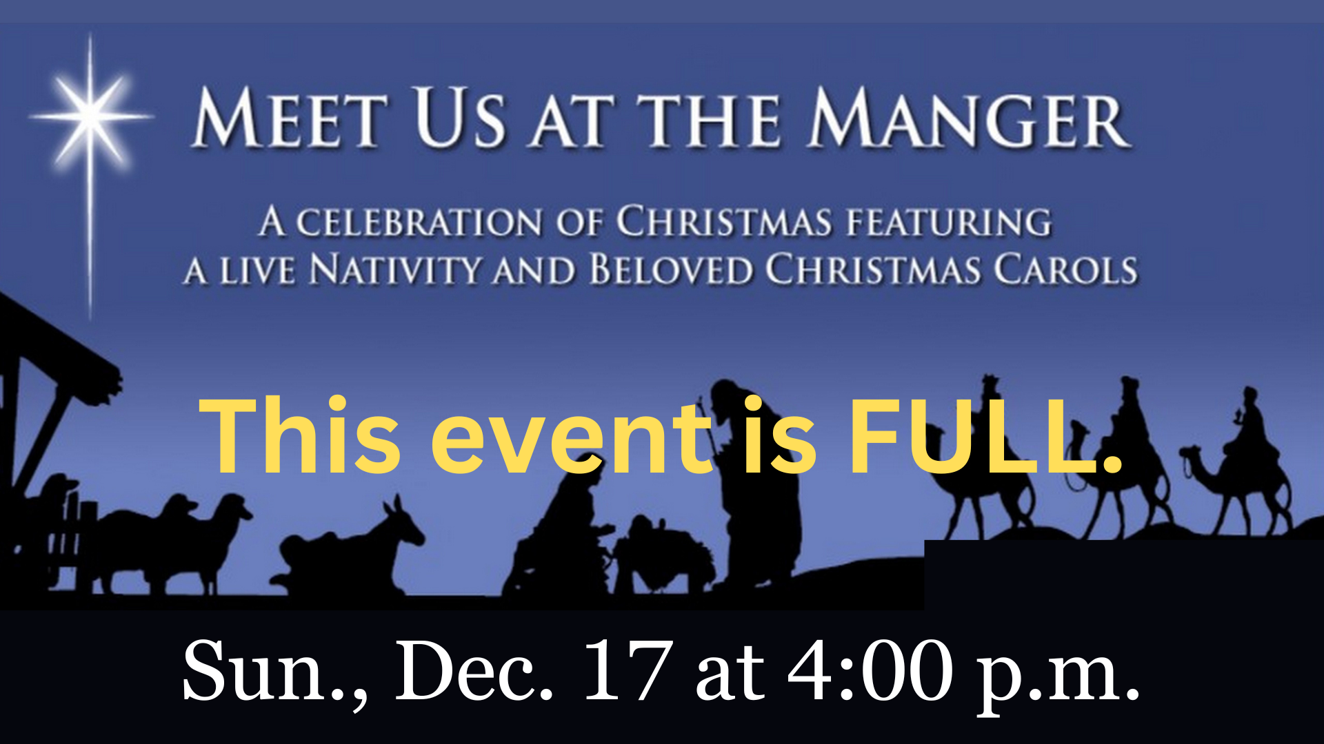 Live Nativity - Sun., Dec. 17 at 4:00 p.m. - Trinity United Methodist  Church in Wilmette IL